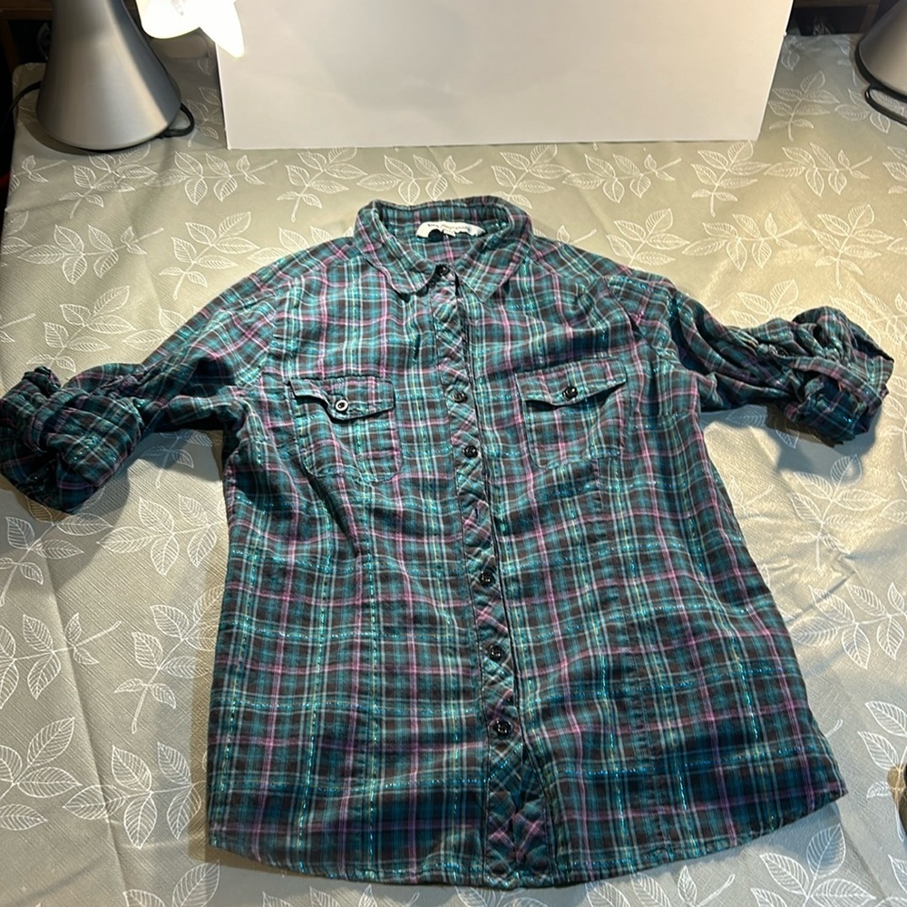 Ladies Button Down Shirt.